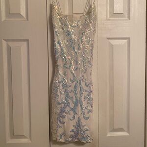 Sequins midi prom dress 🩷